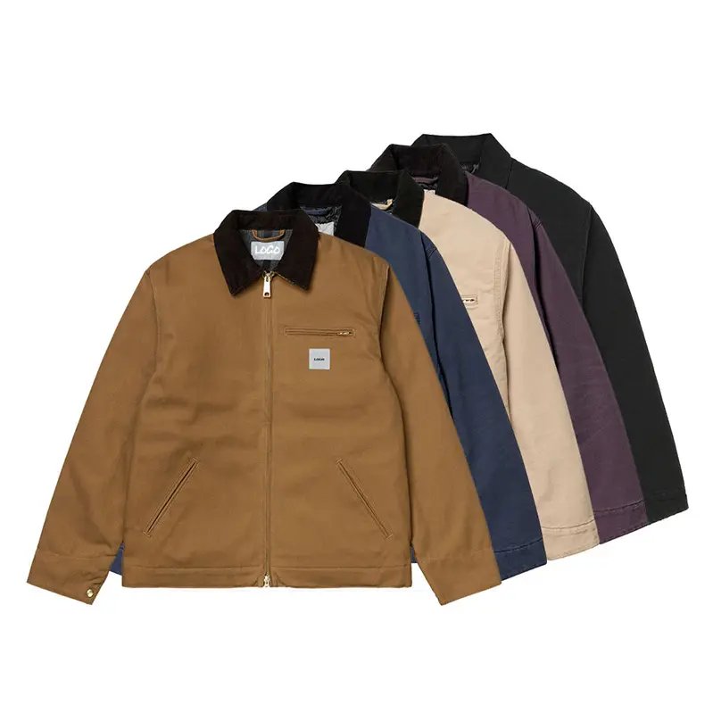 100% Cotton /Canvas Wokring Jackets Wholesale Bulk Working Men's Jackets Custom Working Women's Jackets