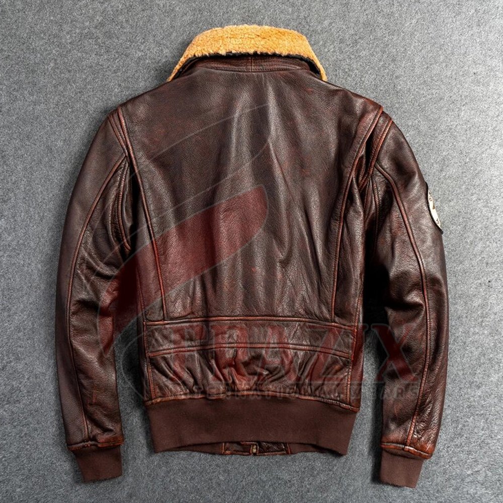 OEM Custom Outdoor Leather Fabric Plus Size Mens Jackets with Pockets And Patches