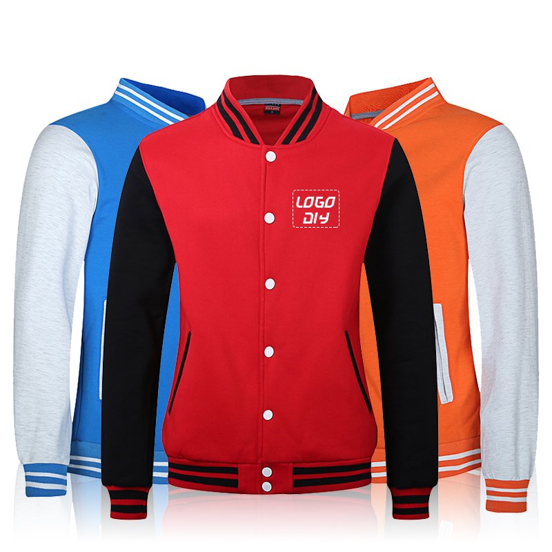 Expert supply cheap price cotton baseball jackets unisex baseball uniforms casual sport men's jackets