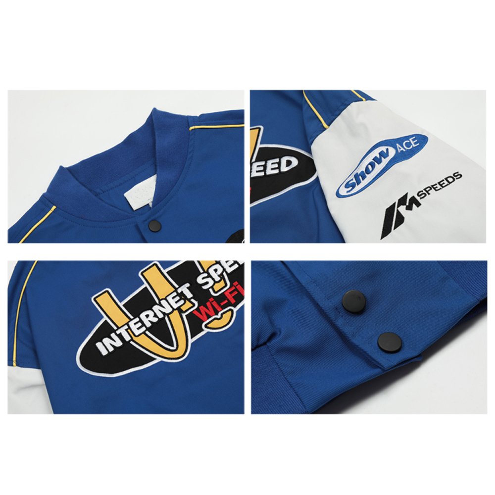 OEM Manufacturer high quality flat embroidery men college nylon sleeves custom baseball bomber letterman varsity jacket for men