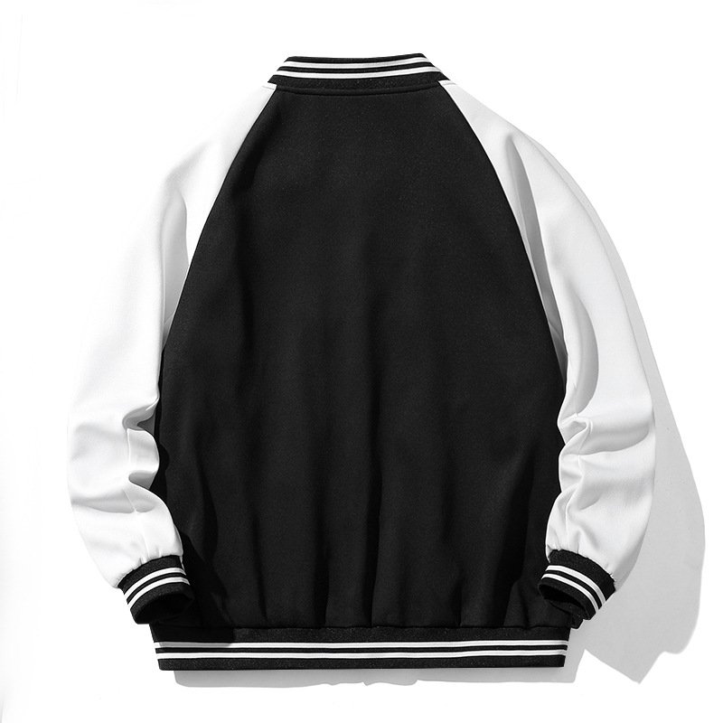 Men's Winter Fashion with Buttoned Loog-Sleeves Top Custom Style OEM Service Available baseball jacket