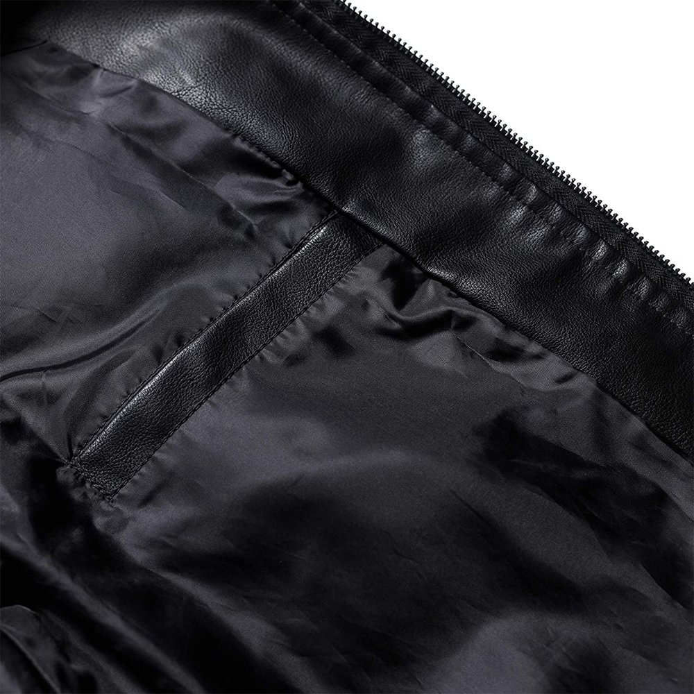 Pakistan Leather Factory Sale New Fashion Leather Bomber Jackets in High Quality & Cheap Price