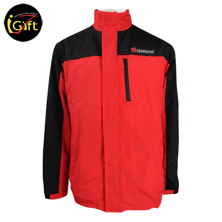 iGift OEM Trendy Style Custom Made and Customized Design Clothing Warm Coats Winter Big & Tall Full-Zip Men's Jackets