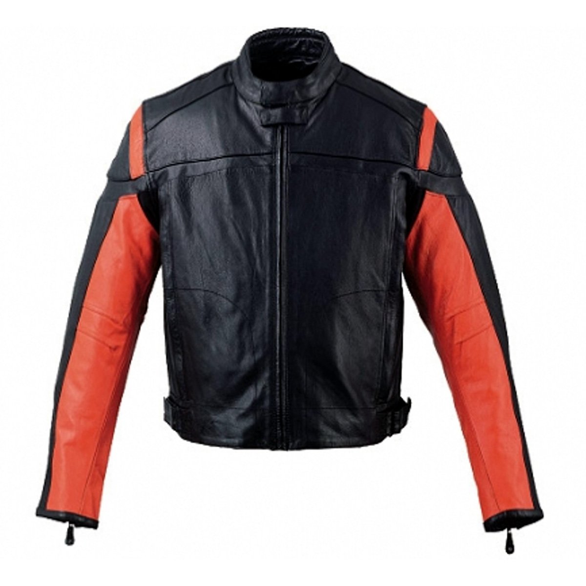 HMB-0515A MEN LEATHER JACKET MOTORCYCLE COAT BLACK BIKER MOTORBIKE FASHION JACKETS APPAREL GARMENTS