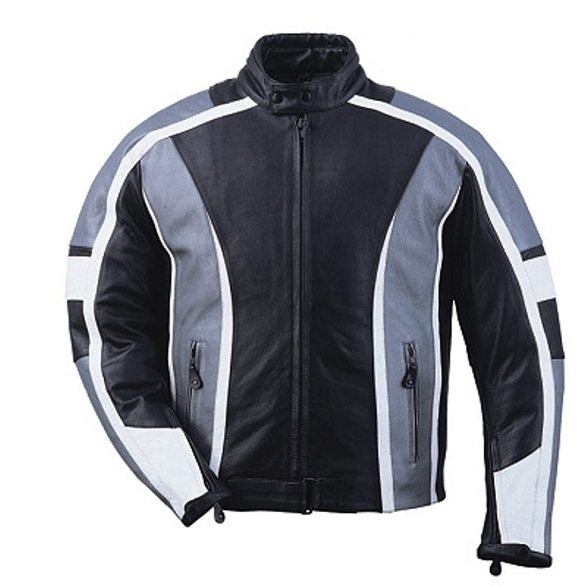 HMB-0515A MEN LEATHER JACKET MOTORCYCLE COAT BLACK BIKER MOTORBIKE FASHION JACKETS APPAREL GARMENTS