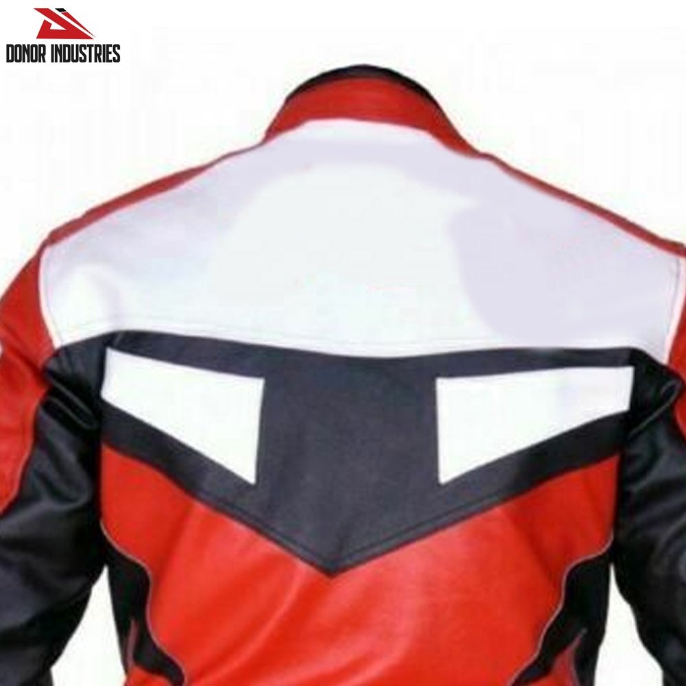 Men Motorbike Genuine Leather Moto Motorcycle with CE Armor Protection Biker Riding Jacket By DONOR IND