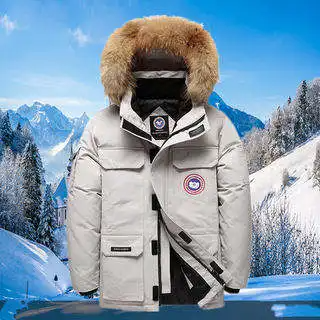 Canada style Custom men's goose down jacket Outdoor winter 1:1 quality jacket
