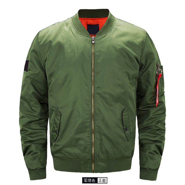 2023 New arrival Custom Wear Customized Logo Solid Color Winter Outdoor Hiking Sportswear Windbreaker Bomber Men's Jacket