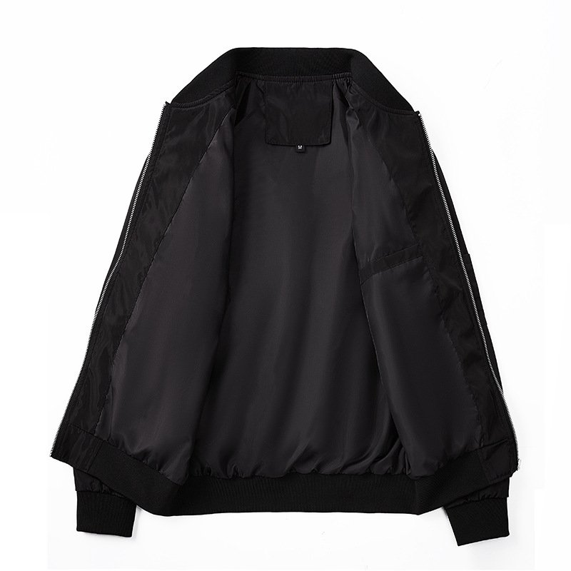 Plus Size Men's Jackets M-7xl Korea Style Coat Plain Casual Long Sleeve Windproof Wind Breaker Jacket For Mens