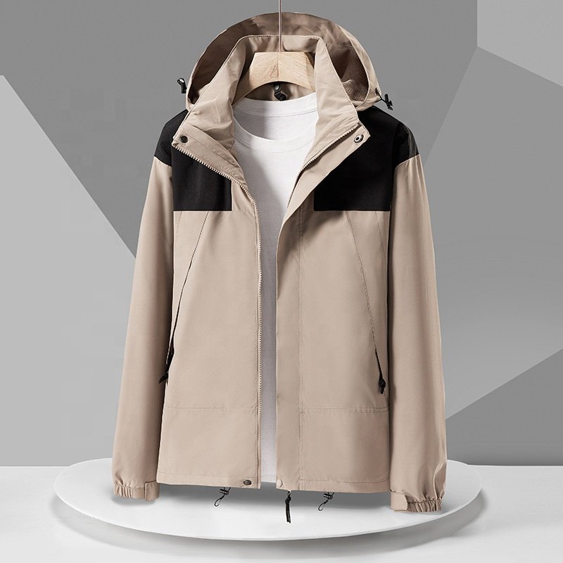 Custom logo casual waterproof jacket men's jackets the plus size outdoor north sports face for men' s clothes jacket