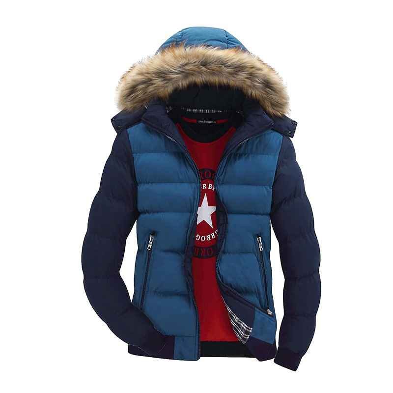 2024 High Quality Cheap Price Parka Jacket Men's Casual Cotton Detachable Fur Collar Style Parka Jacket For Men