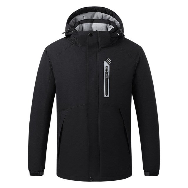 Winter Slim Fit Outdoor Men'S Usb Mobile Warming Vest Heated Motorcycle Clothing Jacket With Button
