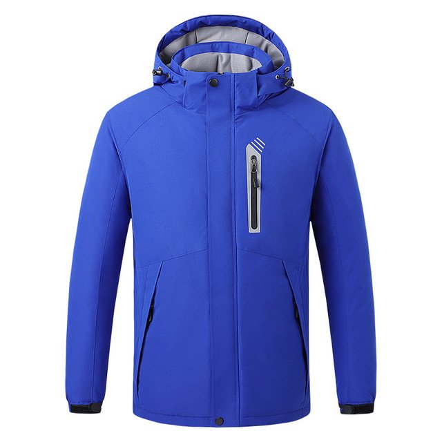 Winter Slim Fit Outdoor Men'S Usb Mobile Warming Vest Heated Motorcycle Clothing Jacket With Button