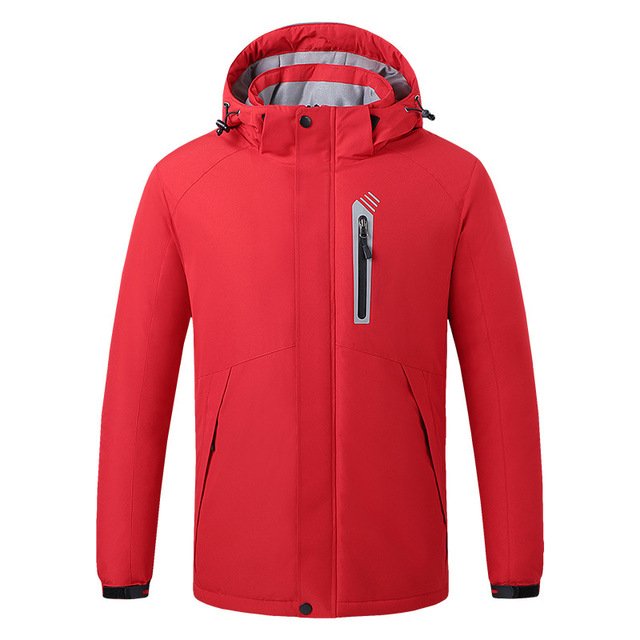 Winter Slim Fit Outdoor Men'S Usb Mobile Warming Vest Heated Motorcycle Clothing Jacket With Button