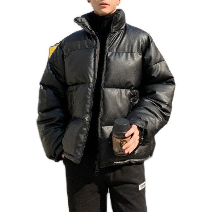 Wholesale Custom Men's Waterproof Coat Plus Size Winter Bomber Matte Puffer Men's Jacket