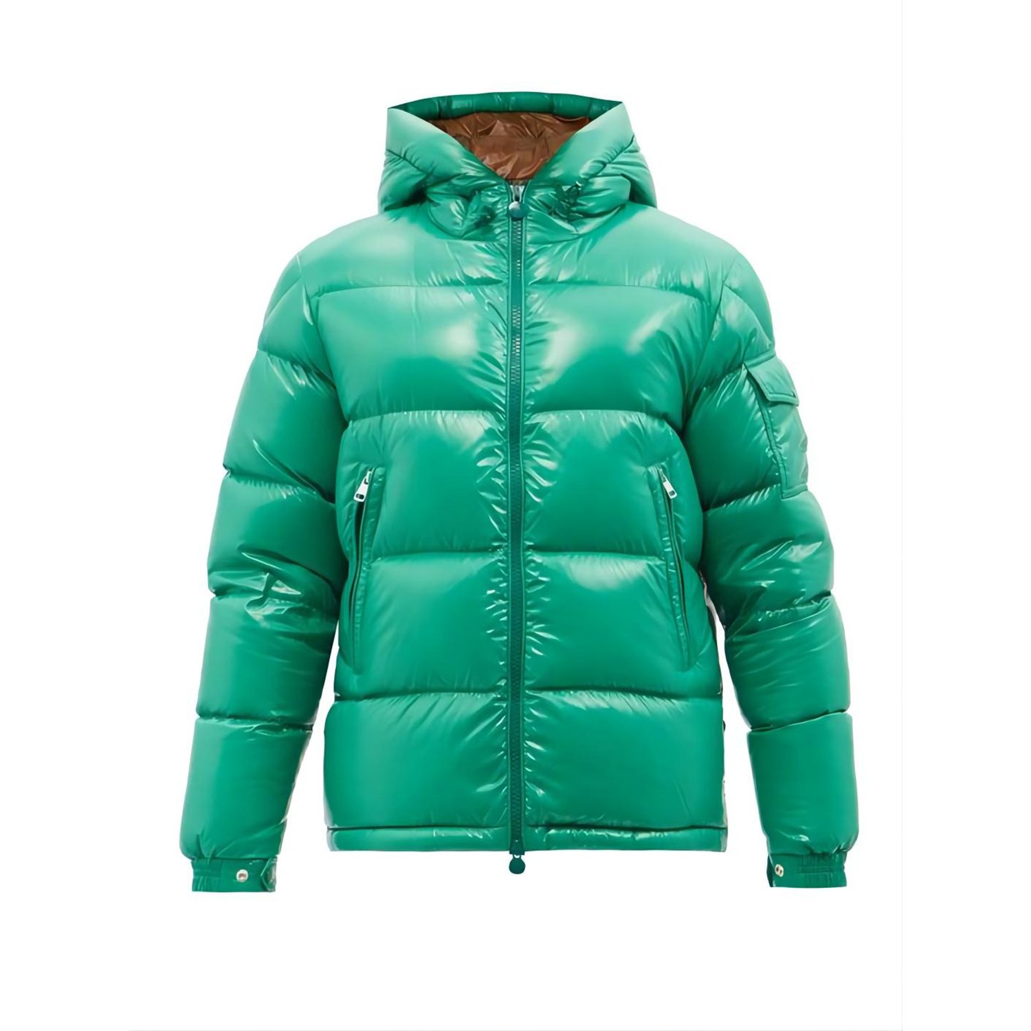 Men's Custom Shiny Puffer Jacket Men's Puffer with Hooded Heavy Designer High Quality Coat Winter Bubble Jacket