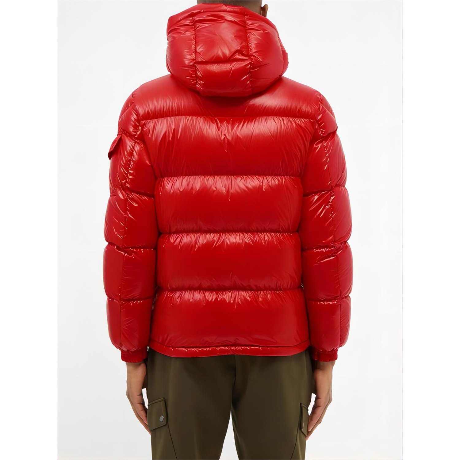 Men's Custom Shiny Puffer Jacket Men's Puffer with Hooded Heavy Designer High Quality Coat Winter Bubble Jacket