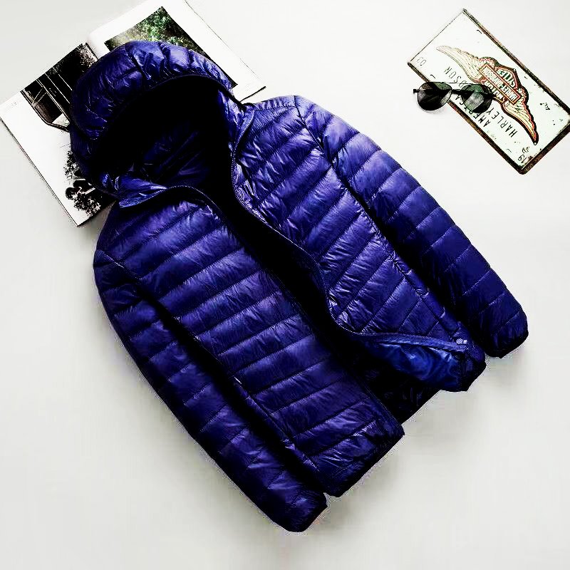 Custom logo men winter warm waterproof padded coats windproof fleece quilted bubble puffer down jacket