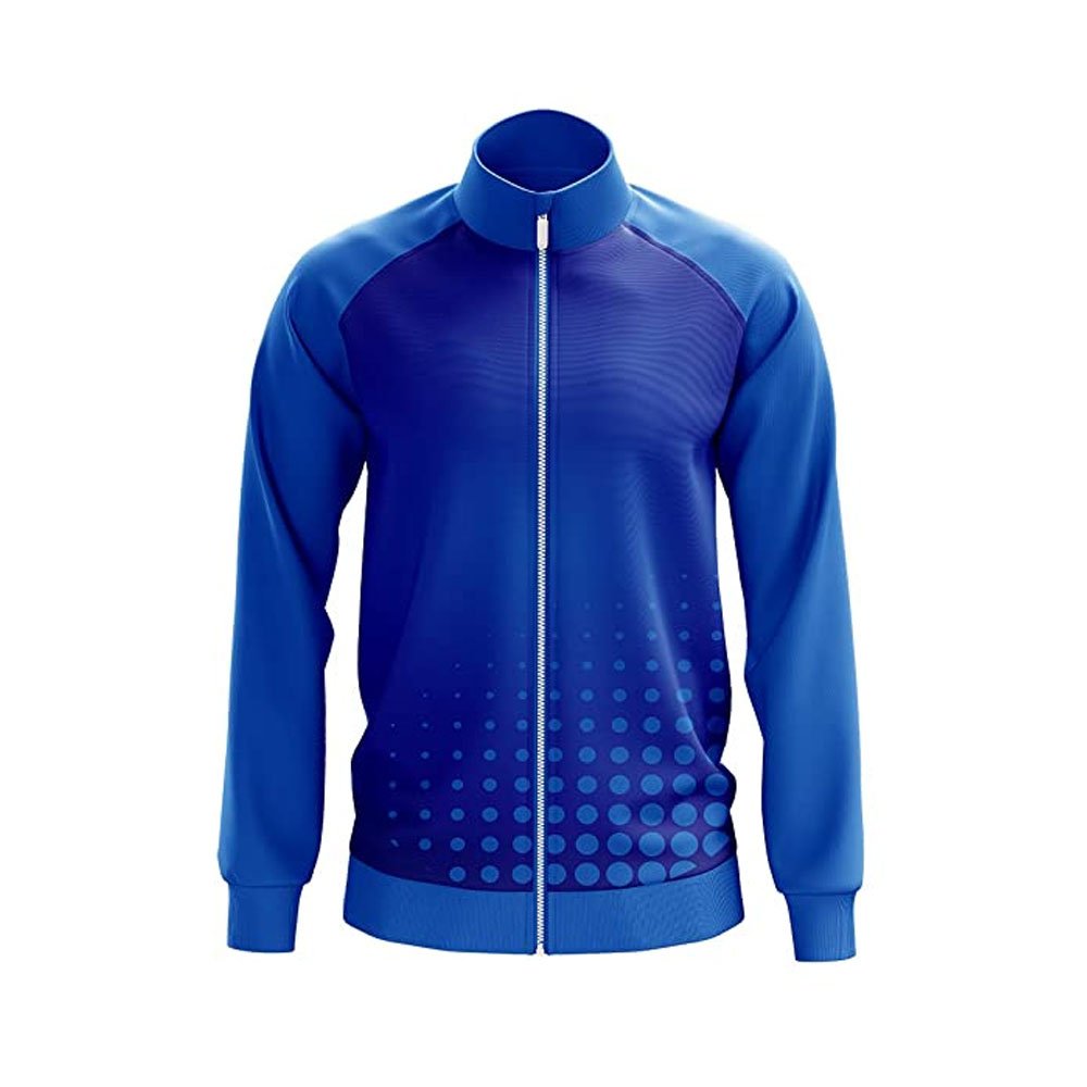 Custom Men's Sports Jacket Winter Casual Canvas Sports Jacket with Waterproof Full Zipper Team-Specific Polyester Design