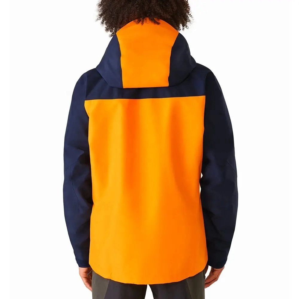 Men's 3-Layer Lined Hard Shell Ski Jacket Wholesale Waterproof Breathable Hooded Sportswear Casual Summer Fabric Style Heating