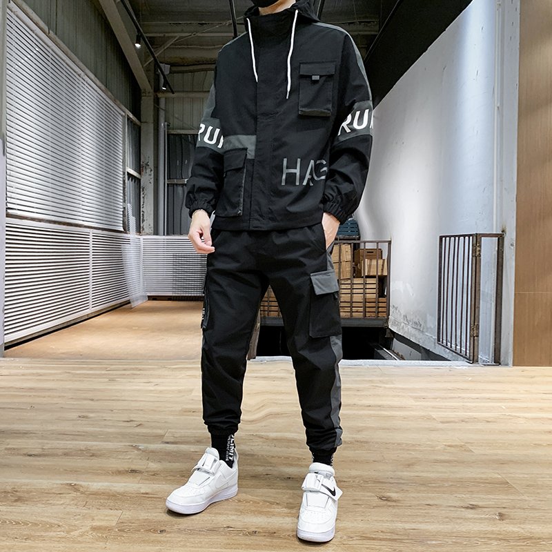 Brand Sportswear Mens Tracksuit Sporting Fitness Clothing Two Pieces a Set Long Sleeve Men's Jacket with Pants sports