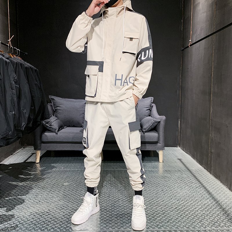Brand Sportswear Mens Tracksuit Sporting Fitness Clothing Two Pieces a Set Long Sleeve Men's Jacket with Pants sports