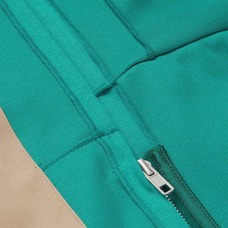 OEM Men Long Sleeve Color Block Patchwork Jacket for Men