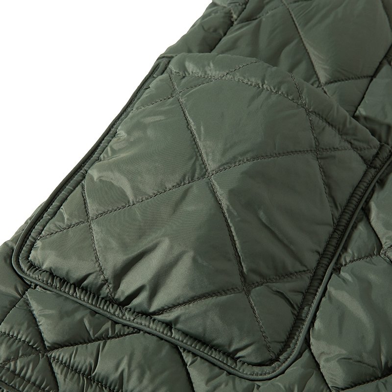 New design men's green light warm bomber jacket down jacket quilted coat casual 2 in 1 cotton padded male jacket