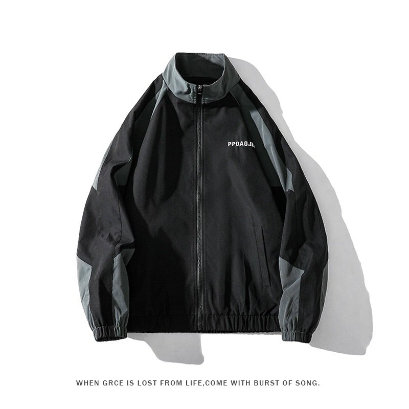 Cool design men windproof outdoor jacket waterproof windbreaker jackets custom label tags plus size mix color men's jackets