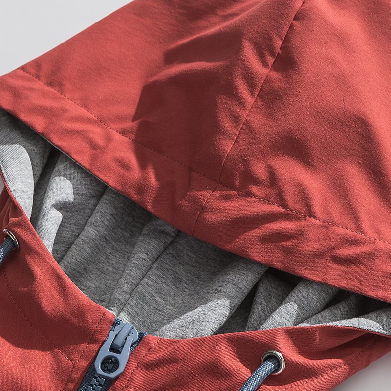 Spring new jacket trend casual couple Drawstring Hooded coat outdoor boys jacket men's and women's charge clothes