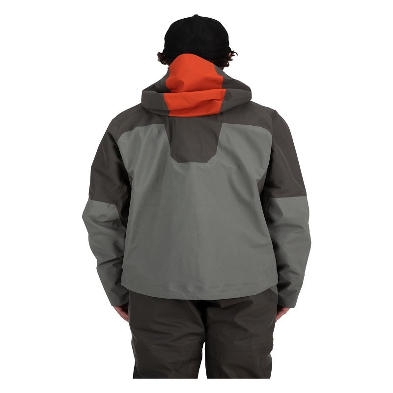 Custom 3-Layer Nylon Waterproof Fabric Plus Size Men's Jackets Hooded Clothing Fishing Wading Jacket