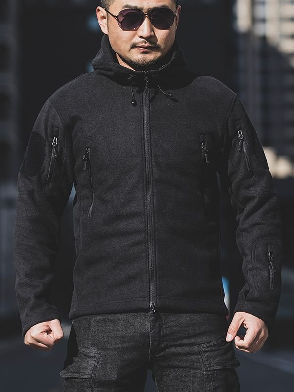 High Quality Wholesale Fleece Jacket Outdoor Hiking Warm Jacket Combat Camouflage Warm Jacket