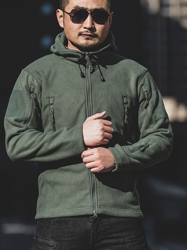 High Quality Wholesale Fleece Jacket Outdoor Hiking Warm Jacket Combat Camouflage Warm Jacket