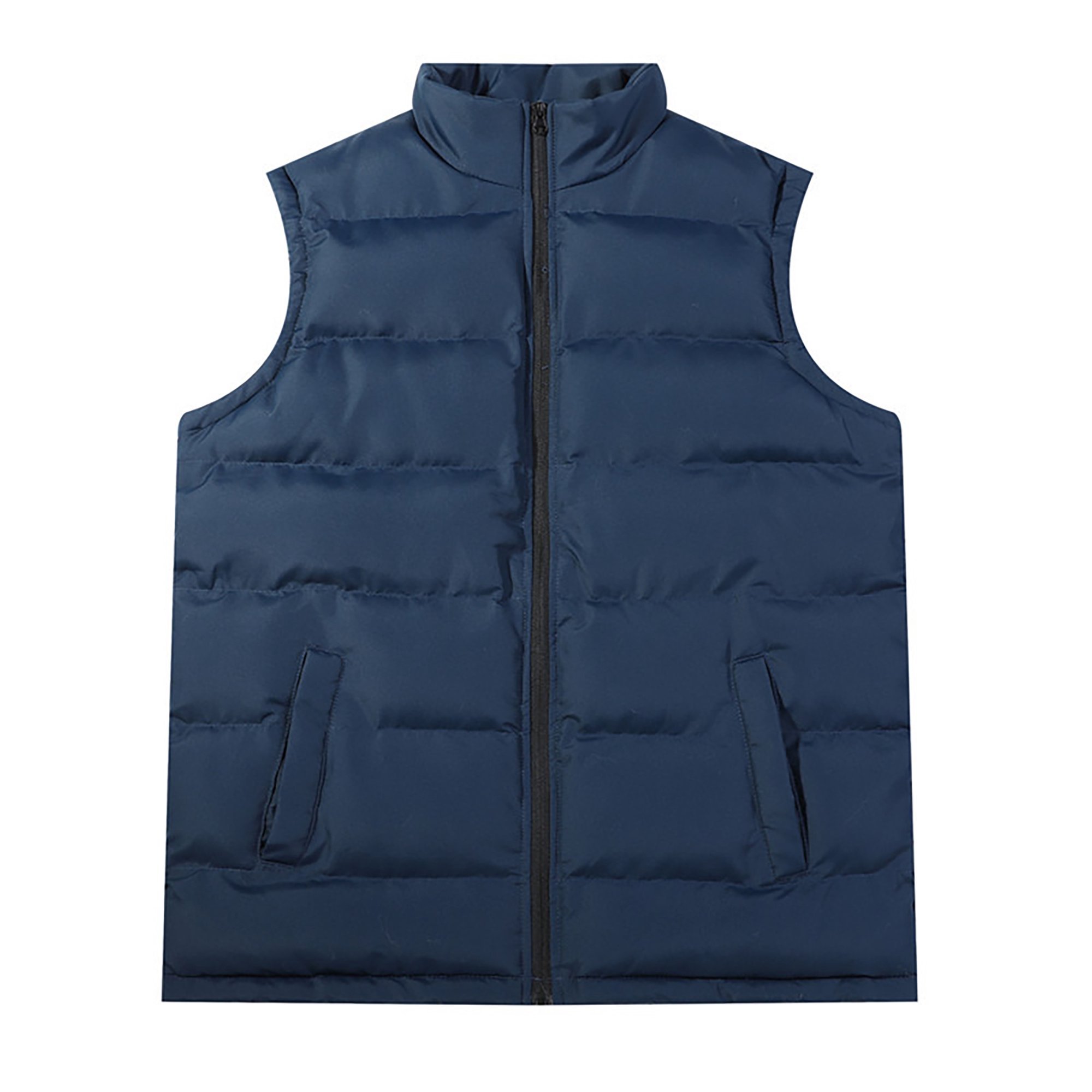 Multi Pockets Cargoes Fisherman Vest Cartoon Custom Logo heavy cotton Vest Men Jacket