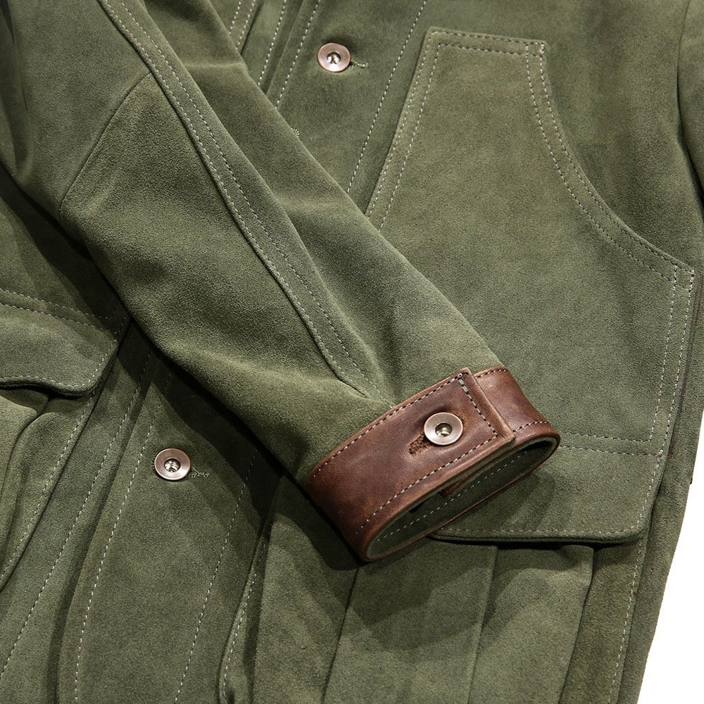 Oversize Jacket Customized Men Flip Fleece Casual Clothing Plus Size Genuine Leather Jackets Green Brown Men's Cow Skin Coats