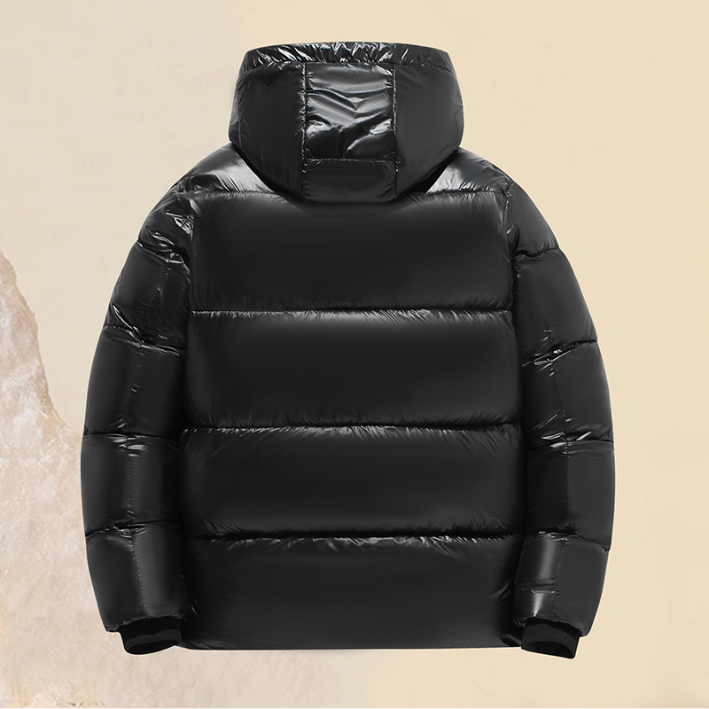 New Fashion Unisex Coat Men's Cotton-Padded Coat Thickened Warm Hooded Winter Black Loose Women's Down Cotton Jacket