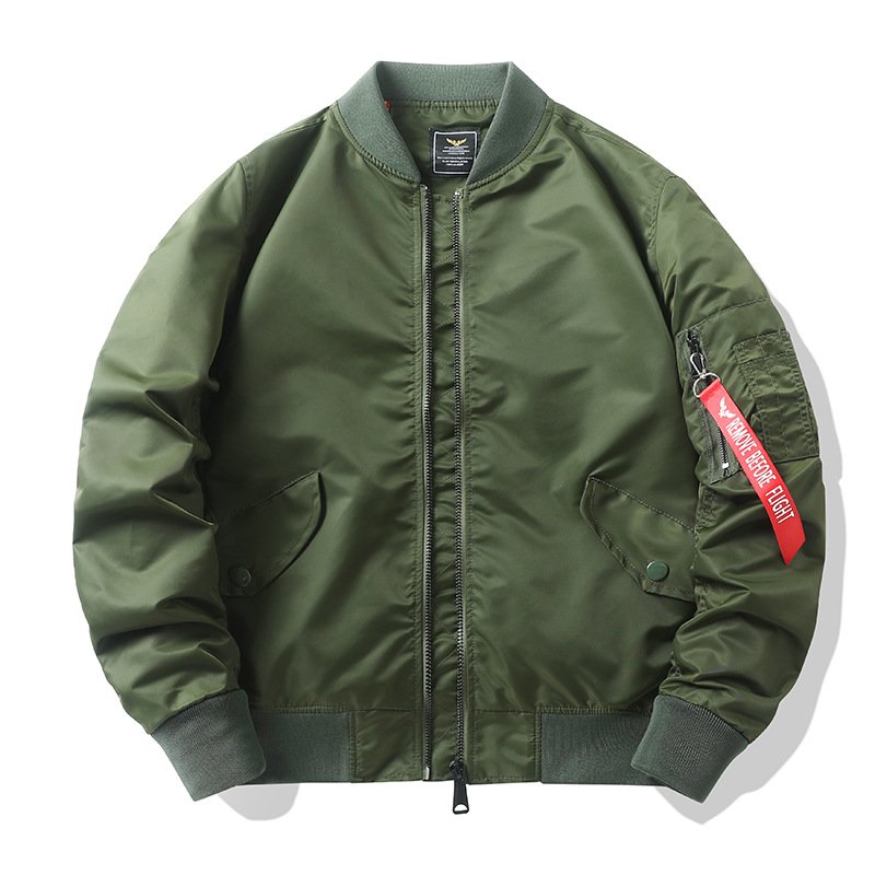 Custom Embroidery Logo Men's Winter Thick Varsity Waterproof Baseball Bomber Jacket