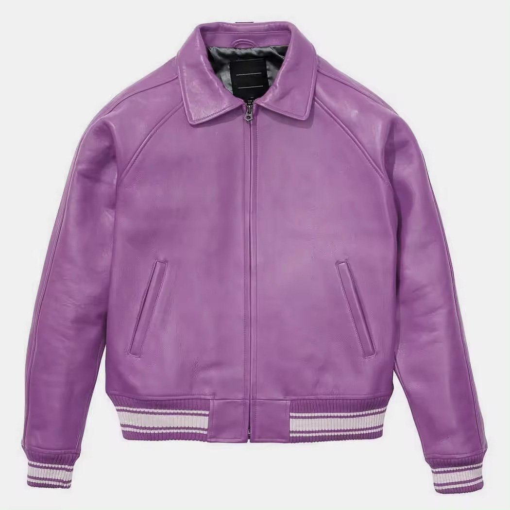 High Quality casual genuine leather jacket men custom logo designer blank pure plus size men's jackets