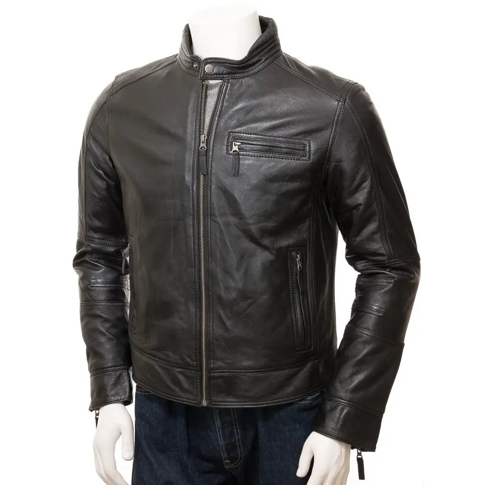 2024 Latest Style High Quality Factory Sale New Fashion Leather Bomber Jackets in Cheap Price High Quality Jacket For Men