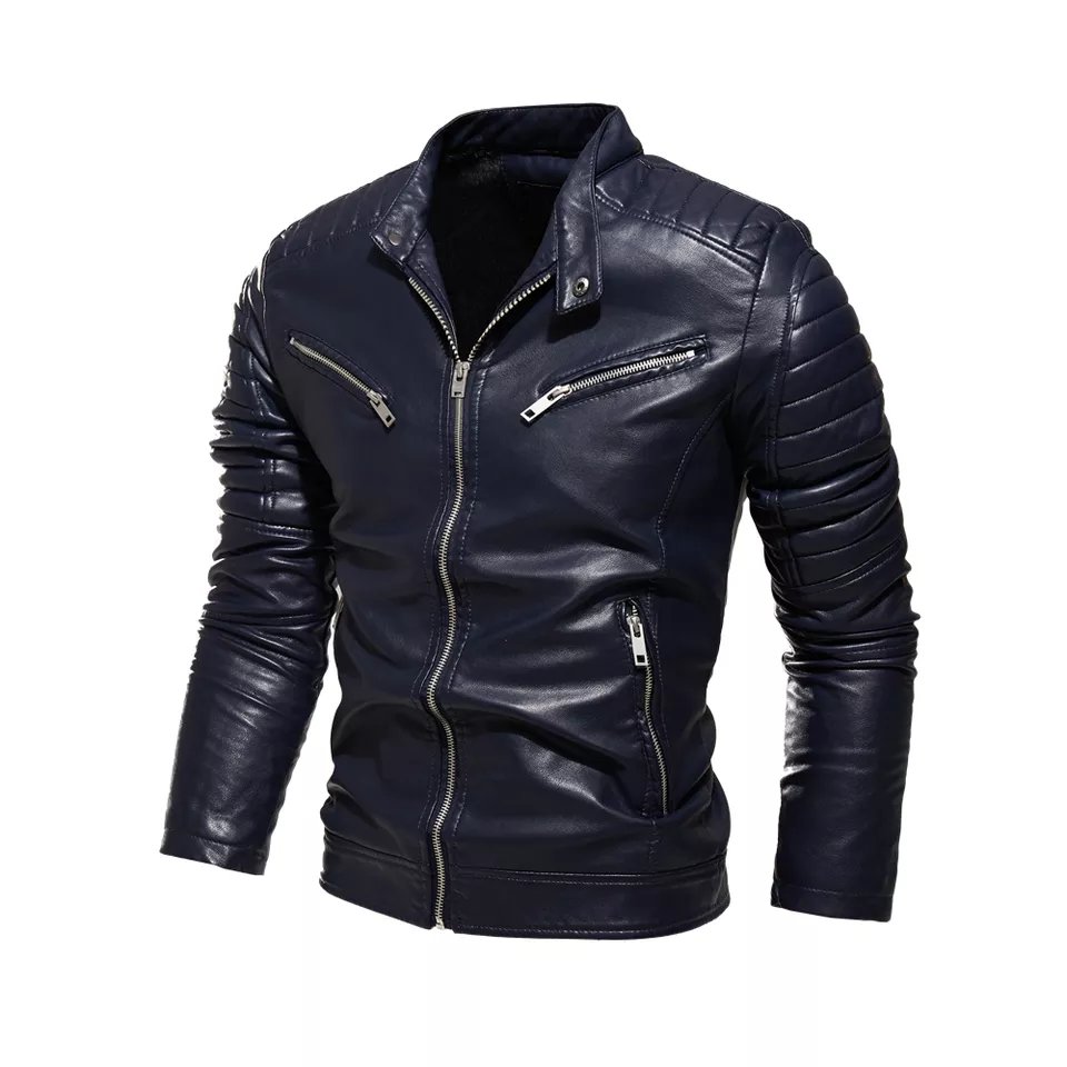 2024 Latest Style High Quality Factory Sale New Fashion Leather Bomber Jackets in Cheap Price High Quality Jacket For Men