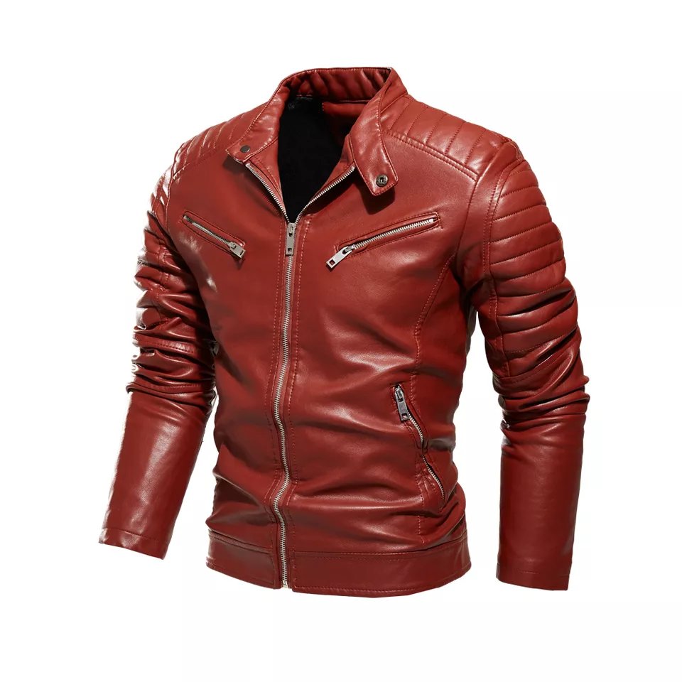 2024 Latest Style High Quality Factory Sale New Fashion Leather Bomber Jackets in Cheap Price High Quality Jacket For Men