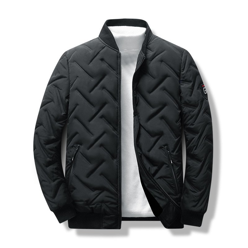 Puffer Long Coat Custom Logo Warm Men's Winter Jacket Cotton Casual Woven Winter Clothes Wholesale Blank Bubble Down for Men