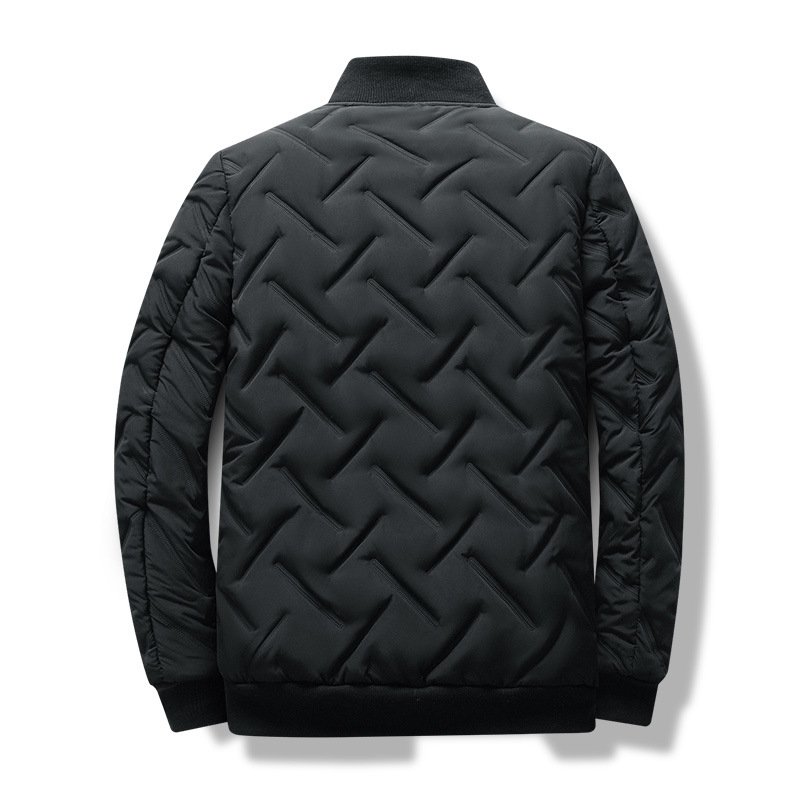 Puffer Long Coat Custom Logo Warm Men's Winter Jacket Cotton Casual Woven Winter Clothes Wholesale Blank Bubble Down for Men