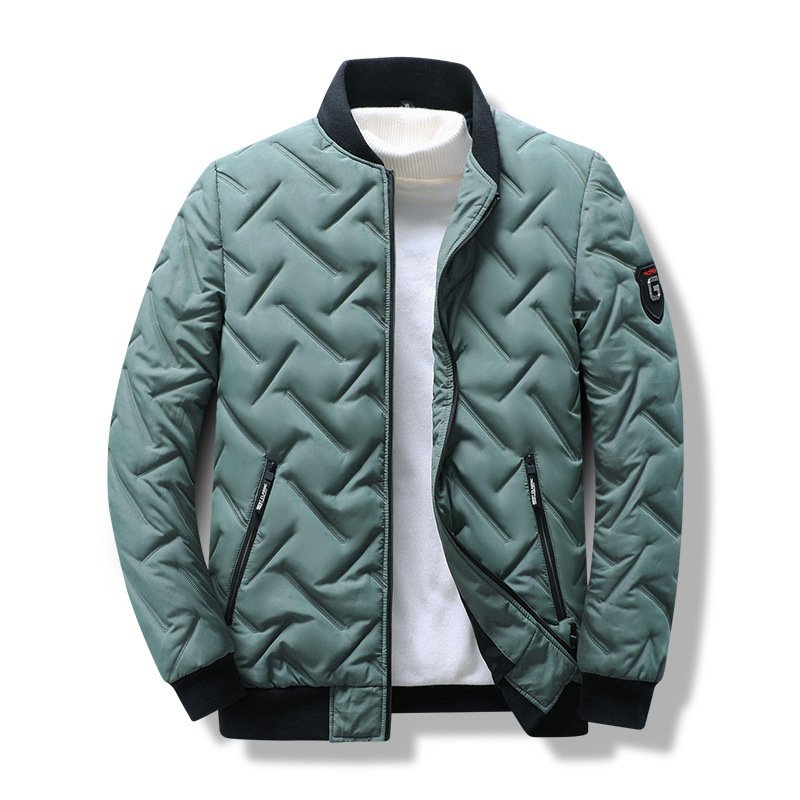 Puffer Long Coat Custom Logo Warm Men's Winter Jacket Cotton Casual Woven Winter Clothes Wholesale Blank Bubble Down for Men