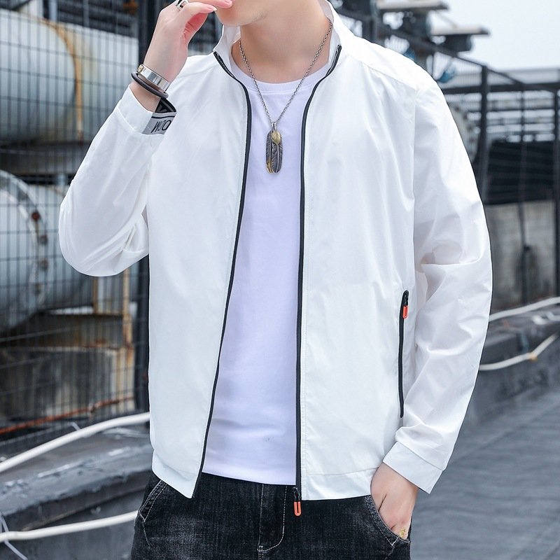 Liu Ming Cheap Wholesale 2023 Spring Summer Fashion Clothing Thin Slim Casual Lightweight Coat Streetwear Stand Collar Jacket