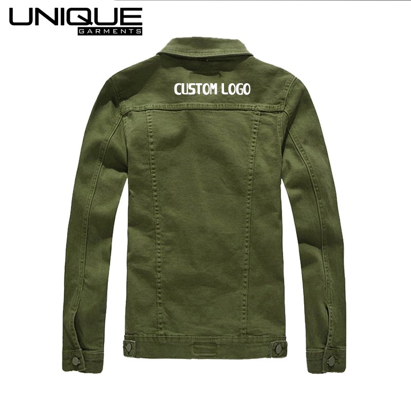 Custom High Quality Handsome Slim Charming Denim Jeans Jacket Men New Arrival Denim Jacket By UNIQUE GARMENTS INDUSTRIES
