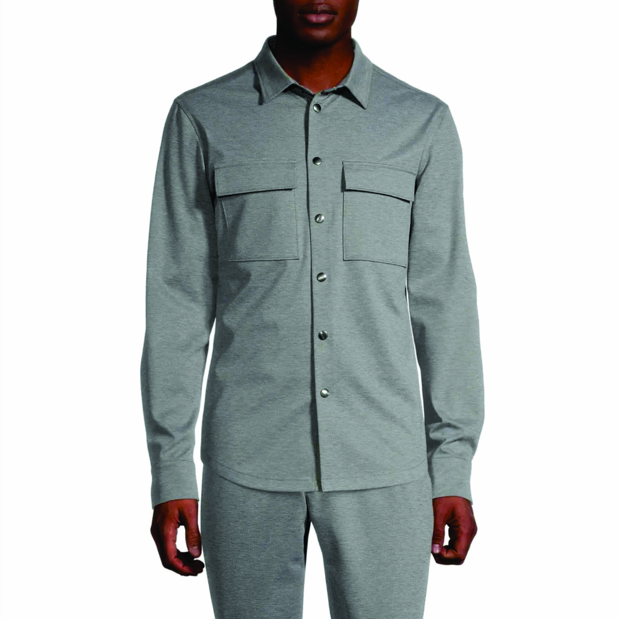 2023 New Custom Cotton Shirt Waterproof Jackets Men's Lightweight Workwear Jacket Men's Overshirt