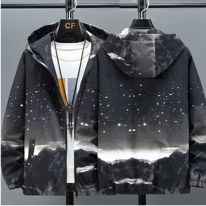 Men's Mountain Waterproof Jacket Outdoor Waterproof Soft Shell Hooded Jacket running hiking rain jacket