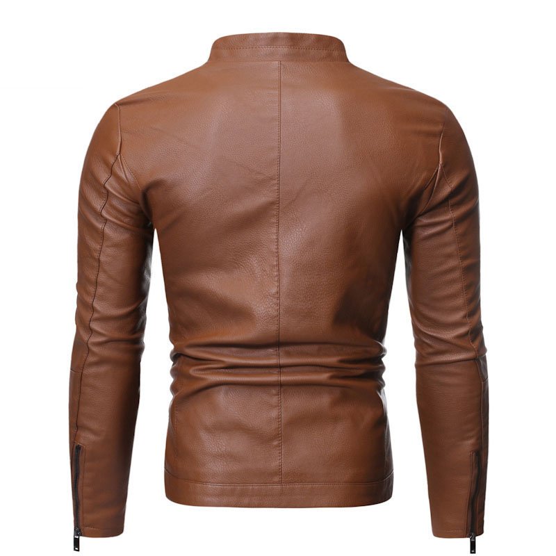 2023 High Quality Customized Water Resistant Cow Leather Jacket For Men, Custom Color 100% Leather Men's Jacket