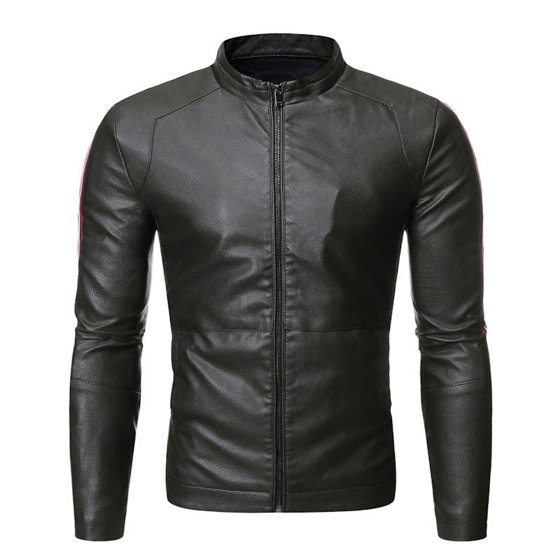 2023 High Quality Customized Water Resistant Cow Leather Jacket For Men, Custom Color 100% Leather Men's Jacket